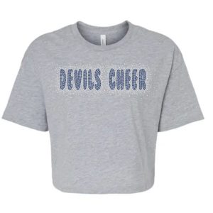 Devils Cheer Crop Tee