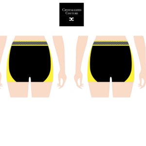 Acrodynamics Rhinestone band practice shorts