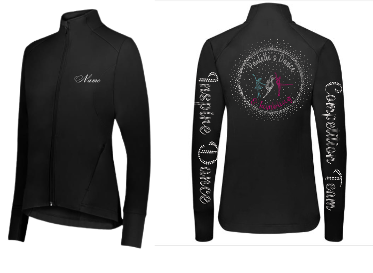 Paulette's Dance and Tumbling Competition Rhinestone Jacket