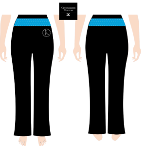 Alyssa's School of Performing Arts Team Rhinestone Warm Up Pants