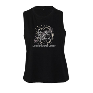 Bizi Lakeport Dance Center Racerback crop top