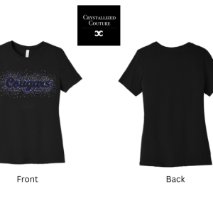 Cougars Relaxed Rhinestone Tee